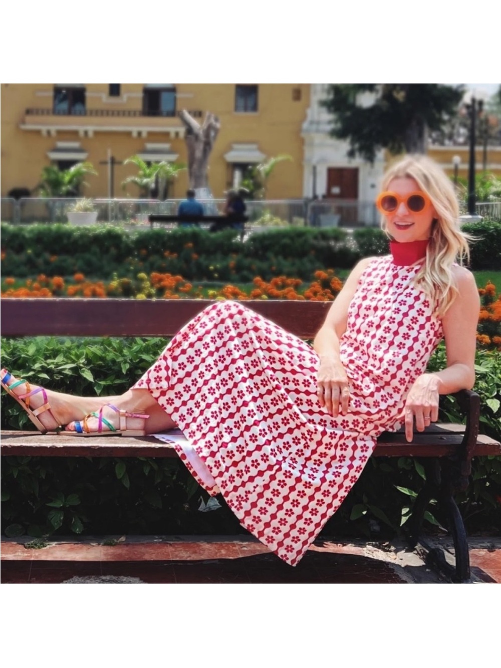 BURU x Bisby Pink Floral Dress